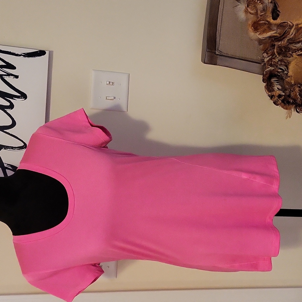 Pink exercise top